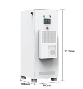 China Outdoor Cabinet Energy Storage 30kW/62.4kWh All In One Lithium-Ion Phosphate Outdoor Industrial Energy Storage System factory