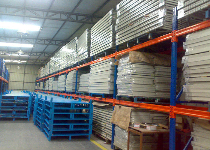 Customzied Industrial Steel Storage Racks Cold Rolled Heavy Duty Pallet Racks