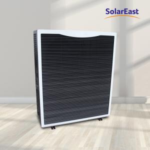 China -30 Degree Inverter R290 All Black Heating And Cooling Heat Pump 75 Degree Wifi Control factory