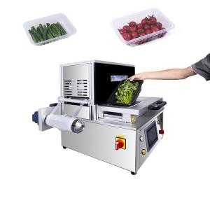 China 110kg Table Top Tray Sealing Machine MAP Food Packing Machine For Vegetable factory