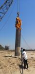 Concrete Vibratory Pile Driver Pile Hammer Crane Hanging Vibro Hammer Electric