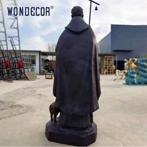 China Wonders Missionary Bronze Statues Sculpture Modern Life Size factory