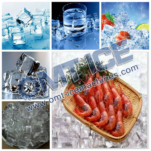 4 Ton Large Cube Ice Machine Portable Commercial Flake Ice Maker Machine