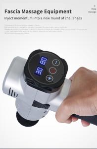 China 1KG Power Percussion Deep Tissue Massager 8 Heads Cordless Massager Gun factory