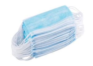 China 3 Ply Surgical Non Woven Fabric Face Mask Soft Materials Without Skin Irritation factory