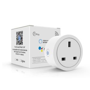 China WIFI UK Power Socket Plug Aleax Timing Tuya Zigbee Wall Socket on sale