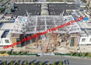 China Galvanized Commercial Steel Structural Pipe Truss Roof For Shopping Mall factory