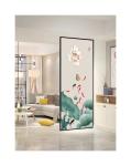 Decorative Wire Laminated Glass Partition Home Living Room Glass Panels