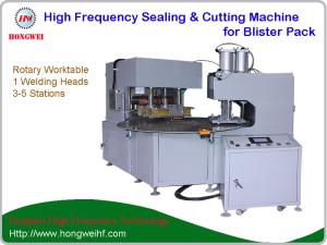 China Rotary High Frequency Welding Machine Sepeate Stations For Sealing / Trimming factory