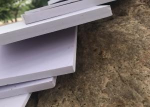 China 0.3g / Cm3 Density Decorative Foam Board , Modeling Making Pvc Sheet For Furniture factory