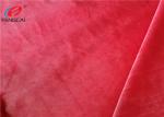 Soild Colors 95 Polyester 5 Spandex Velvet Fabric , Ice Crushed Korean Velvet