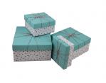 Texture Paper Decorative Holiday Gift Boxes With Lids Custom Logo