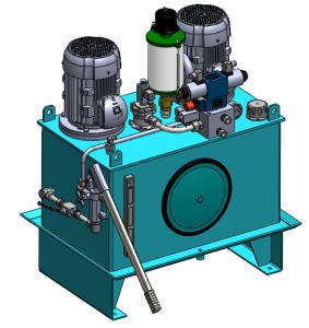 China AC380V 4KW Industrial Hydraulic Power Unit For Single Acting Cylinders factory