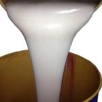 White RTV2 Tin Cure Silicone Mold Rubber For Sculpture Products