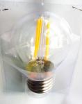 LED Filament 4w G45 400 Lumen Transparent 2 Years Warranty 110/220v EU Model