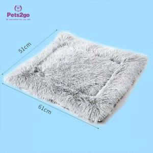China Pets2go Comfortable 61X51cm Pet Linen Plush Mats factory