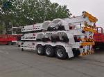 Main Beams Q345B Container Semi Trailer With 6pcs Brake Chamber