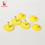 Nfc Round Pink Sheep Goat Rfid UHF Ear Tag 5g 32mm*24mm ISO18000-6C