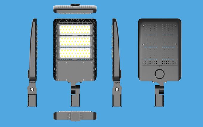 Shoebox LED Street Light Lumileds Chips Meanwell Driver 5 Years Warranty 6
