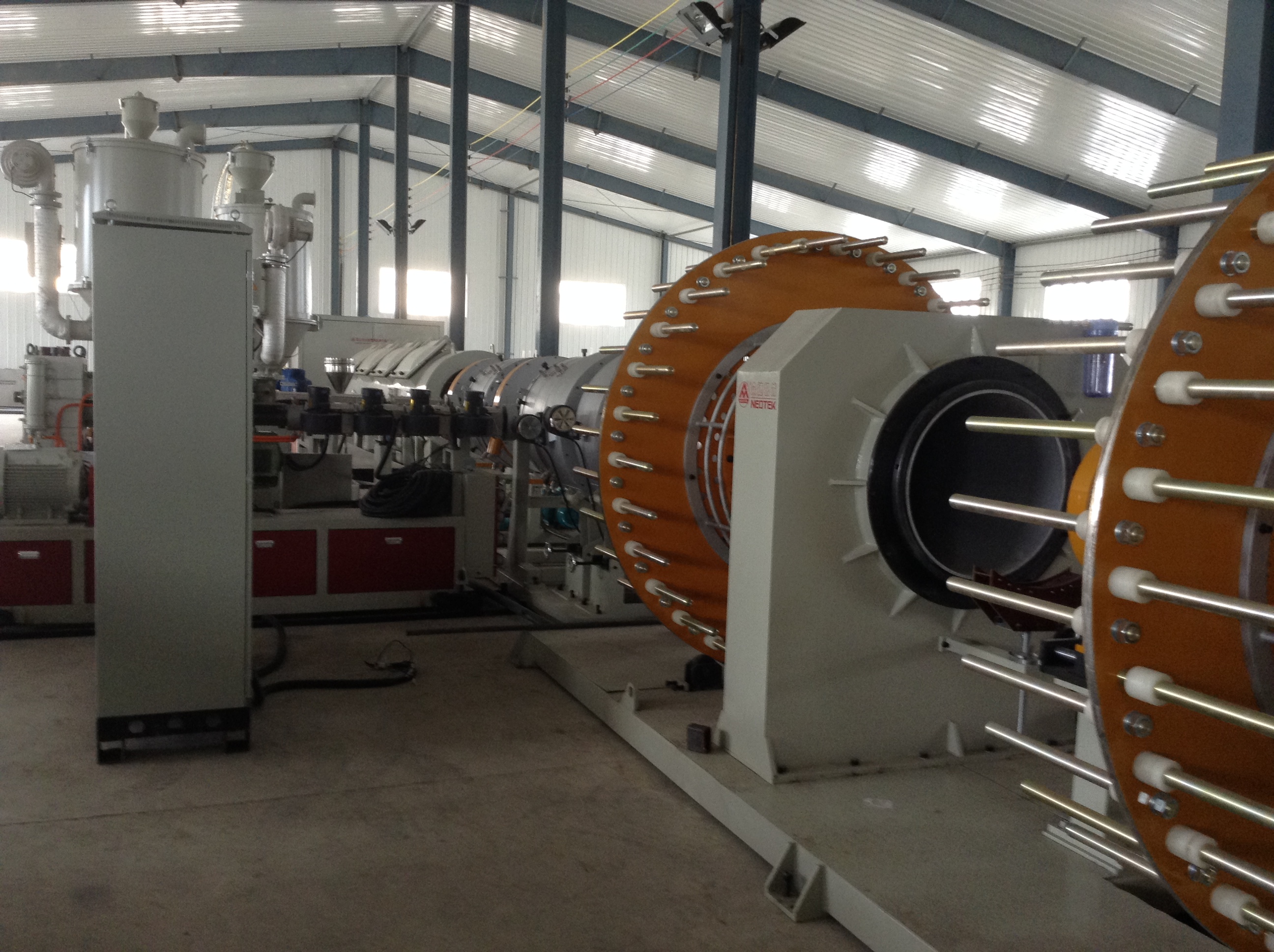 50-160HDPE Steel Wire Reinforced Pipe Extrusion Line for High Pressure Applications