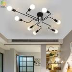 Iron Nordic LED Ceiling Light E26 For Hotel / Living Room / Showroom / Bedroom