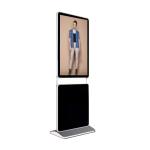 55 inch LCD 1000 nits high brightness qled floor standing shop window digital