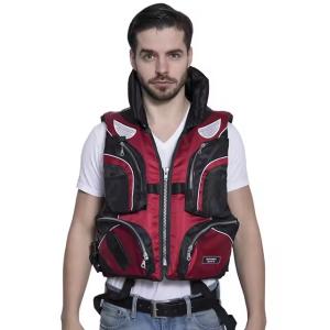 China CCS Certificates Marine Lifesaving Fish Suit Portable Multi-pocket Detachable Rock Fishing Vest factory