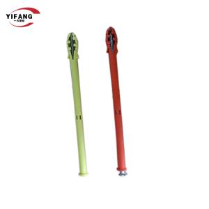 China Red Hammer In Drywall Anchors , Plastic Screw Wall Plug Easy To Instal factory