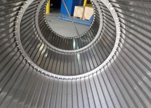 China Slot 0.5mm Johnson Wedge Wire Filter Screens Resin Traps High Efficient Stainless Steel factory