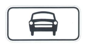 China Reflective Film Road Safety Traffic Sheet for Auxiliary Signs Indicating Vehicle Types and Attributes factory