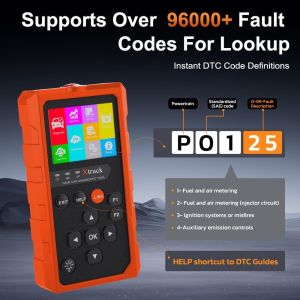 Xtruck 819 OBD2 Diagnostic Tool with 9 Major Protocols Support 2.8-inch IPS