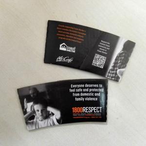 China White Paper Cup Sleeve for Beverage Preferred by Hotels and Commercial Buyers factory