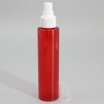Red Screen Printing 151mm 140ml PET Plastic Spray Bottle