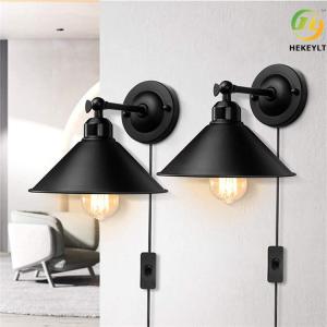 China Iron Industrial Retro Modern Swivel Led Wall Lamp For Aisle Cafe factory