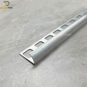 China plastic Round shape tile trim , Aluminium Tile Trim Protection Metal Edge Trim factory