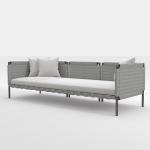 3 Seater Weatherproof Weaving Rope Outdoor Sofa Set