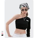 Spring Summer Sportswear Tracksuits Off Shoulder Off Navel Off Waist Squat Proof