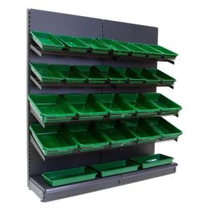 China Shelves supermarket shelf retail gondola shelving snack rack factory