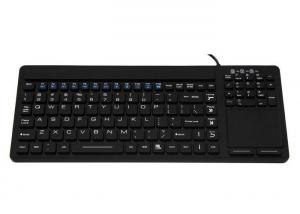China EN60601 Passed Waterproof Medical Keyboard With  Touchpad Including Numeric Keypad on sale