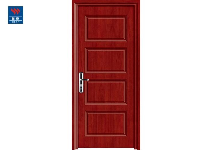 Veneer Wooden Doors Laminate Finished Door 1 Hour Fire Rated Wood Door