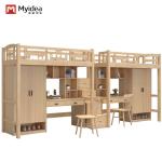 Support customization,High safety performance student dormitory furniture wooden