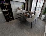 Black Quartz Stone SPC Composite Flooring 5mm 4mm GKBM Greenpy MJ-S6014