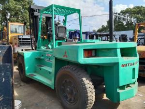 China USED MITSUBISHI FD140 14Ton Forklift Original Japanese factory