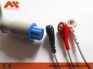 China Artema S&amp;W Athena, Diascope 1, Diascope 2, Diascope NT Compatible Direct-Connect ECG Cable factory