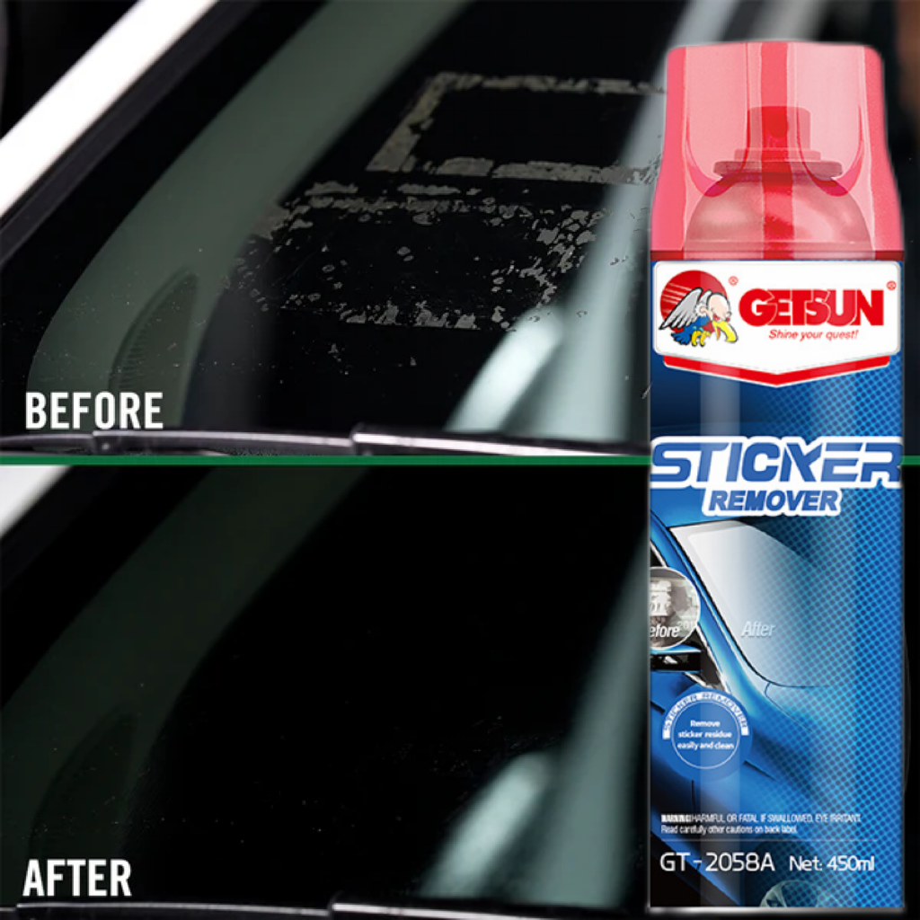 Sticker Remover Before & After