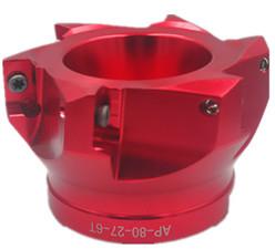 China AP16 Square Shoulder Cutter Head For Aluminum Milling Shell Milling Cutter factory