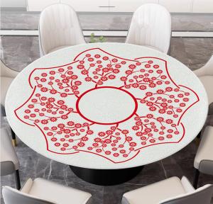China Screen Printing 6mm-12mm Thickness Tempered Glass Coffee Table factory