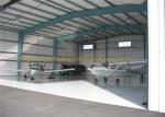 GB JIS Steel Airplane Hangars Prefab Aircraft Hangars Q235B Q345B