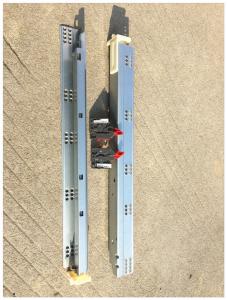 China Dtc 533 Undermount Soft Close Drawer Slides Metal Steel Material Adjustable Handles factory