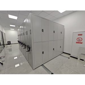 Steel Electric Mobile Racking 500kg/level-2000kg/level Automated Warehouse